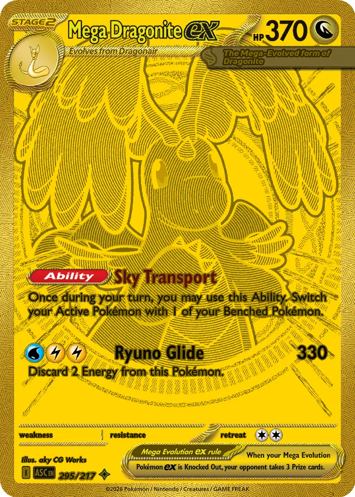 Mega Dragonite ex (Ascended Heroes) - Pokémon in TCG Land México