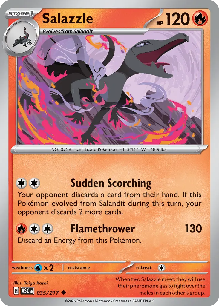 Salazzle (Ascended Heroes) - Pokémon in TCG Land México
