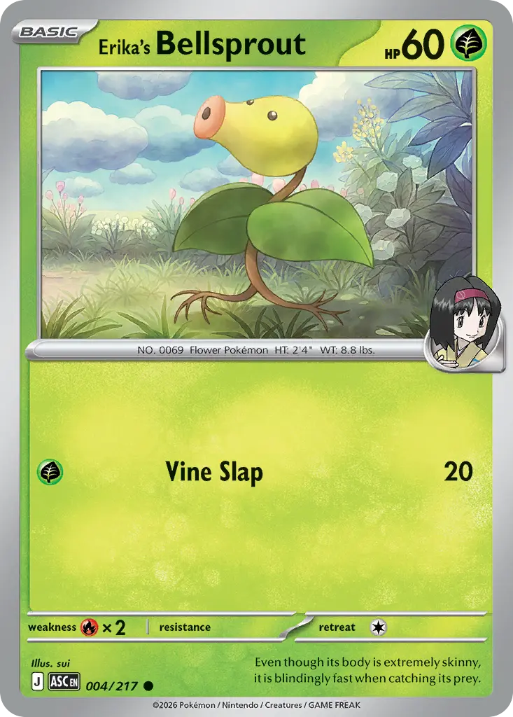 Erika's Bellsprout (Ascended Heroes) - Pokémon in TCG Land México
