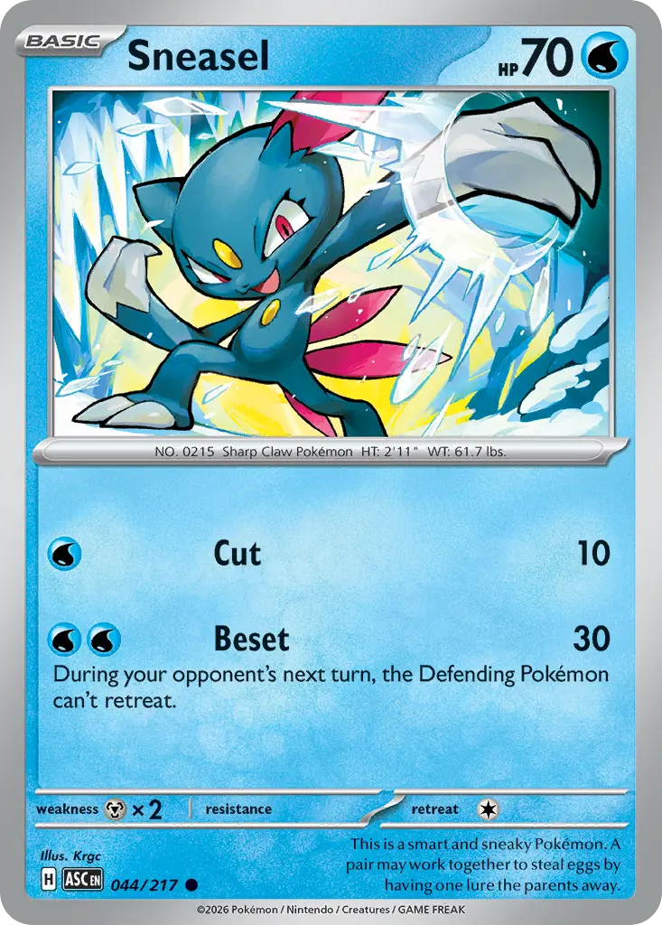 Sneasel (Ascended Heroes) - Pokémon in TCG Land México