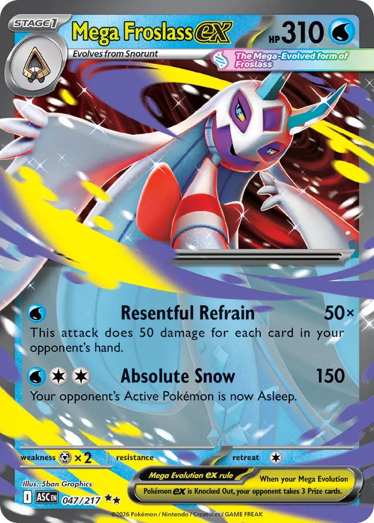 Mega Froslass ex (Ascended Heroes) - Pokémon in TCG Land México