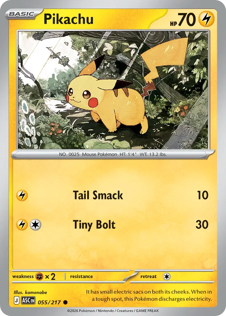 Pikachu (Ascended Heroes) - Pokémon in TCG Land México