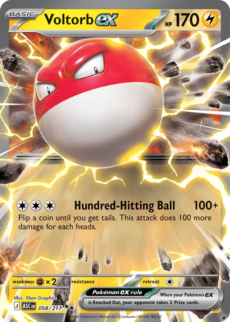 Voltorb ex (Ascended Heroes) - Pokémon in TCG Land México