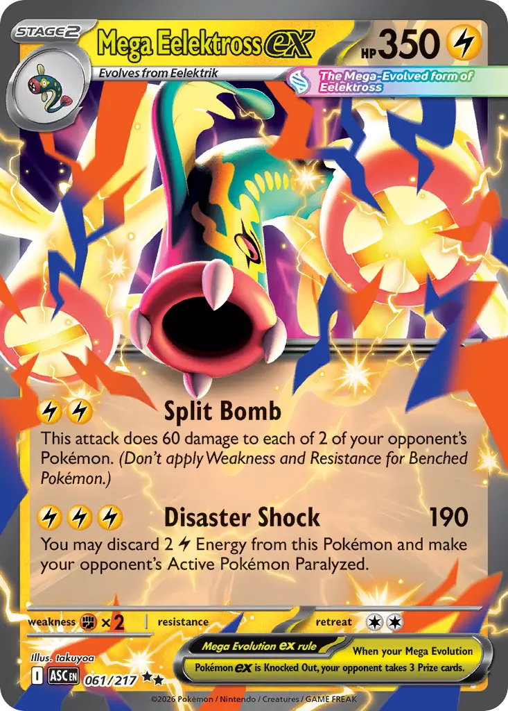 Mega Eelektross ex (Ascended Heroes) - Pokémon in TCG Land México