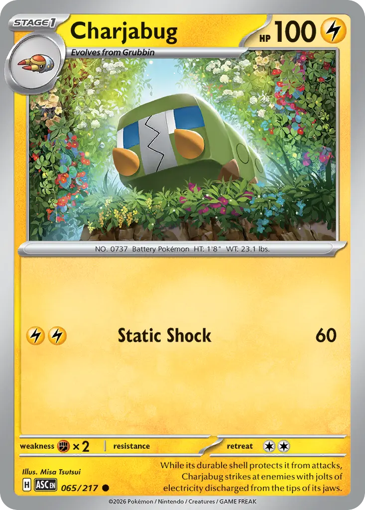 Charjabug (Ascended Heroes) - Pokémon in TCG Land México