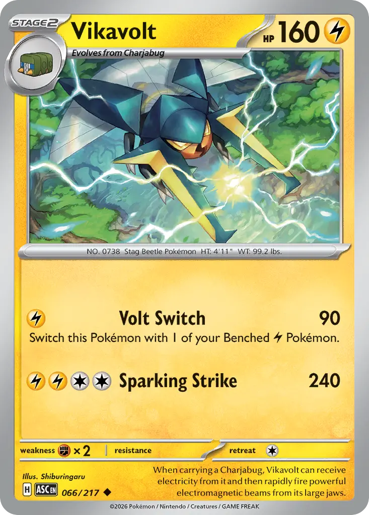 Vikavolt (Ascended Heroes) - Pokémon in TCG Land México