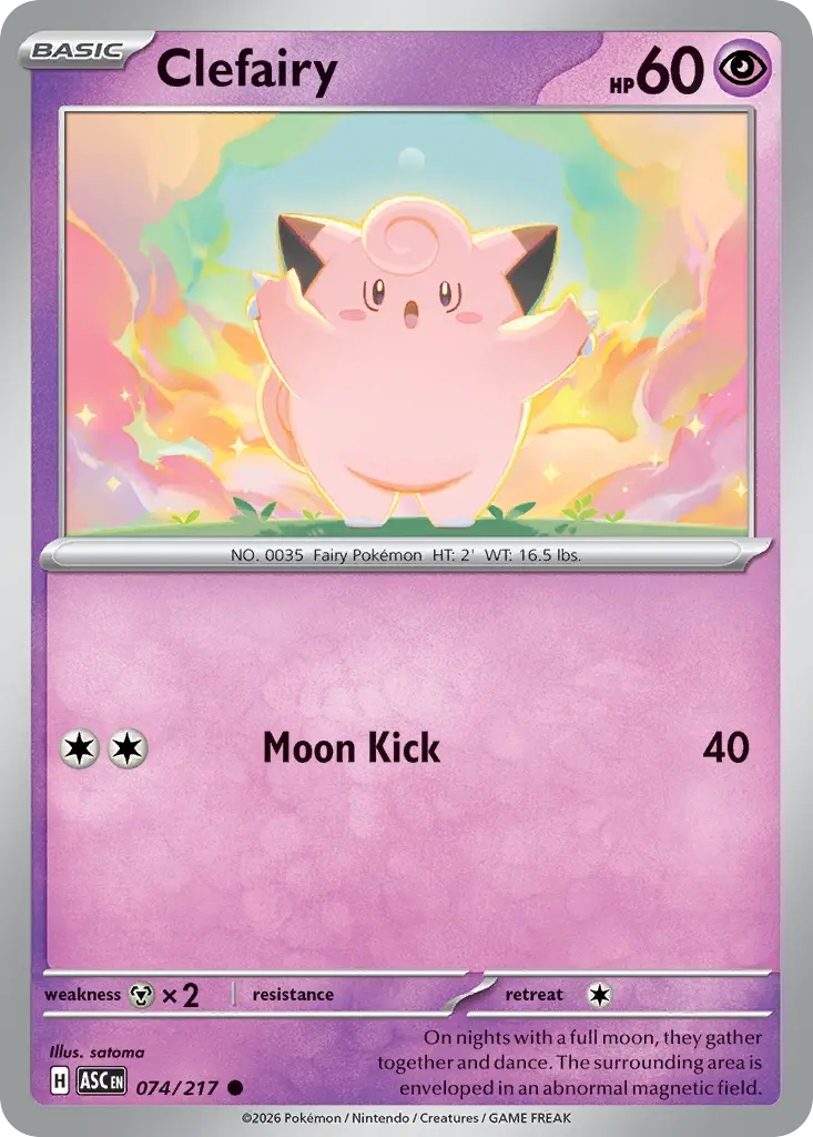 Clefairy (Ascended Heroes) - Pokémon in TCG Land México