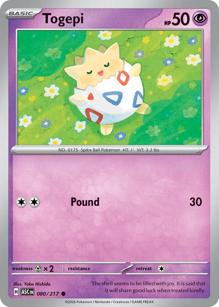 Togepi (Ascended Heroes) - Pokémon in TCG Land México