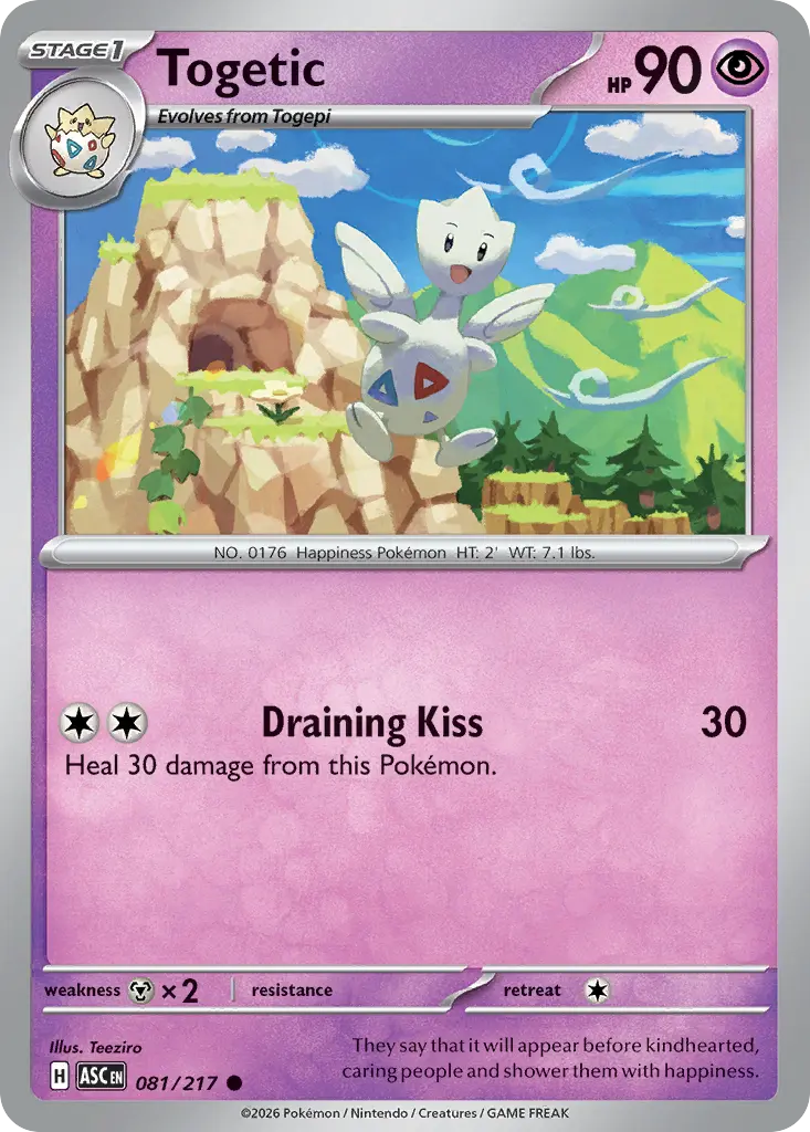 Togetic (Ascended Heroes) - Pokémon in TCG Land México
