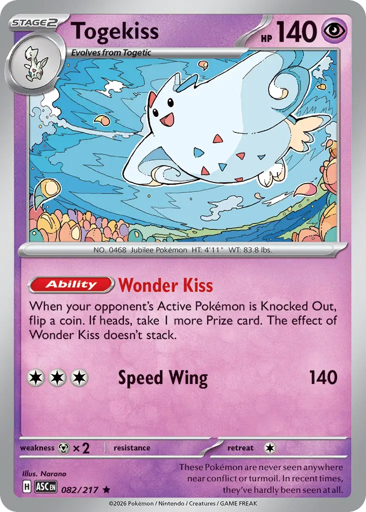 Togekiss (Ascended Heroes) - Pokémon in TCG Land México