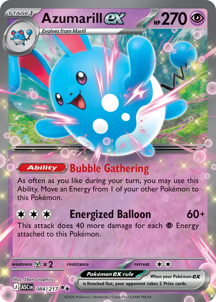 Azumarill ex (Ascended Heroes) - Pokémon in TCG Land México