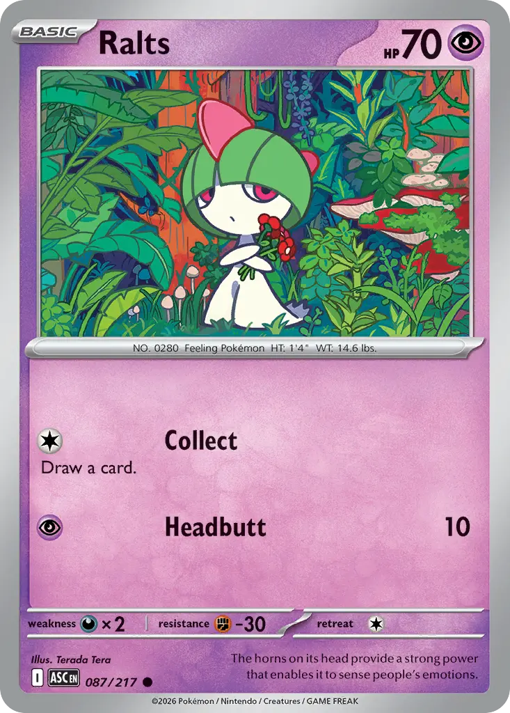 Ralts (Ascended Heroes) - Pokémon in TCG Land México