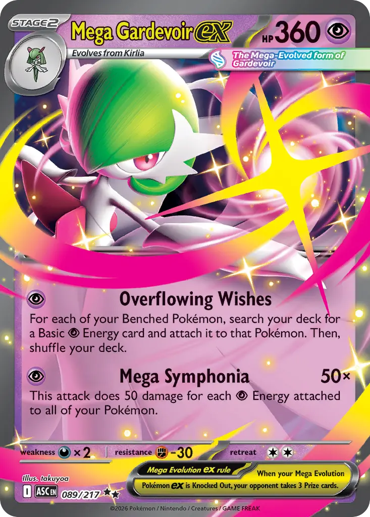 Mega Gardevoir ex (Ascended Heroes) - Pokémon in TCG Land México