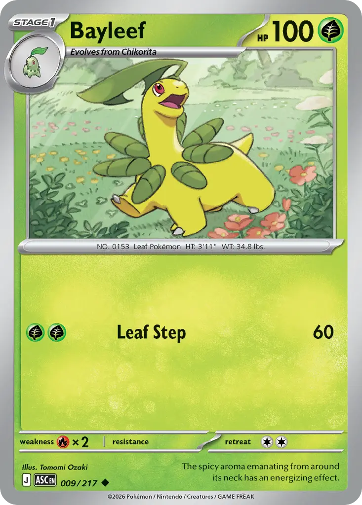 Bayleef (Ascended Heroes) - Pokémon in TCG Land México