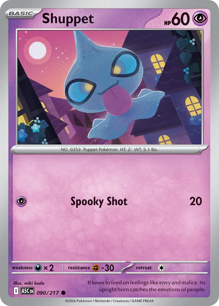 Shuppet (Ascended Heroes) - Pokémon in TCG Land México