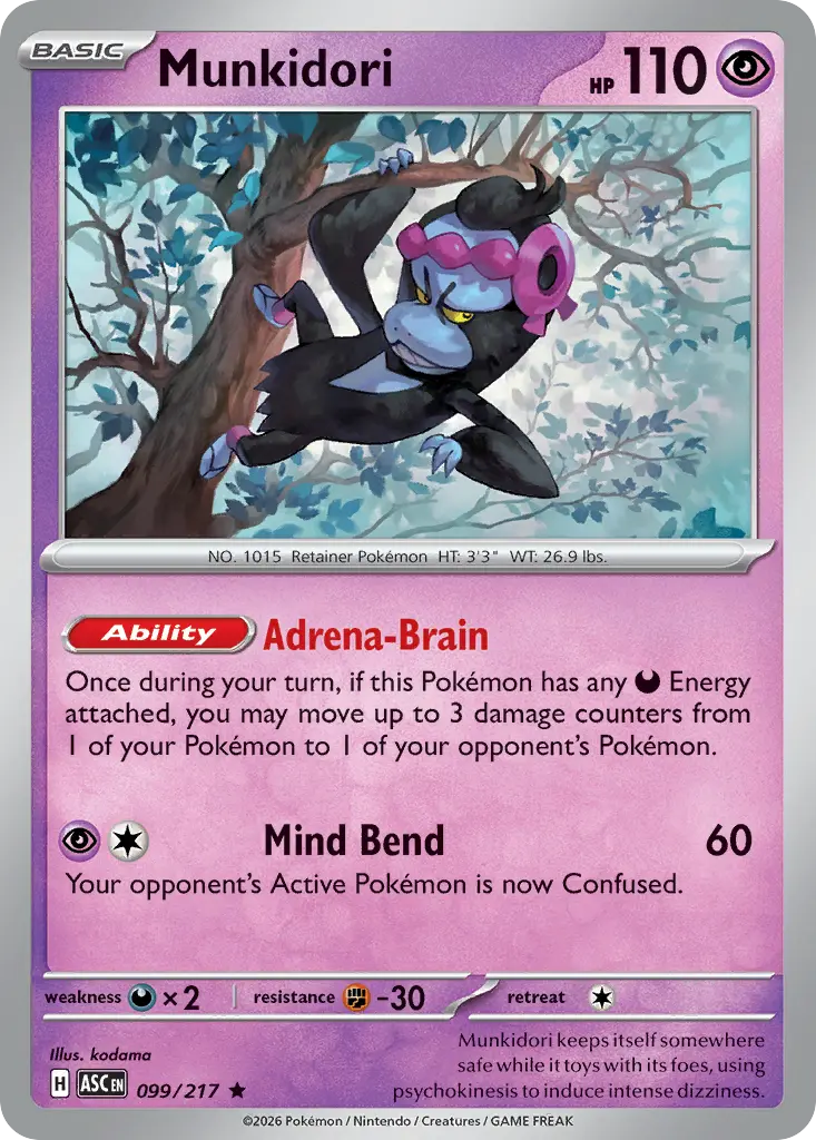 Munkidori (Ascended Heroes) - Pokémon in TCG Land México