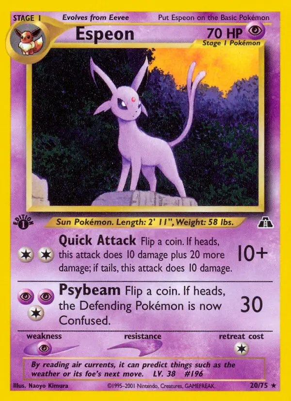 Espeon (Neo Discovery) - Pokémon in TCG Land México