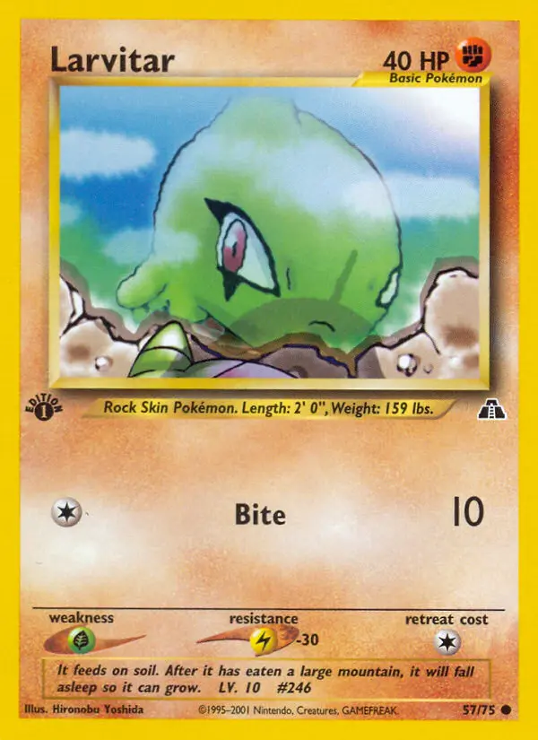 Larvitar (Neo Discovery) - Pokémon in TCG Land