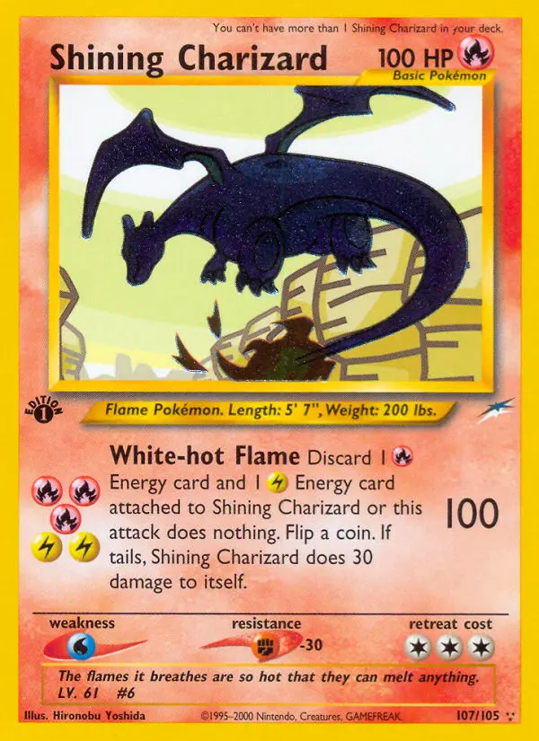 Shining Charizard (Neo Destiny) - Pokémon in TCG Land