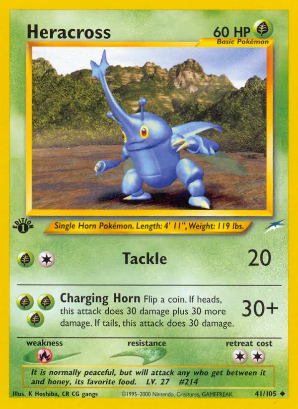 Heracross (Neo Destiny) - Pokémon in TCG Land México