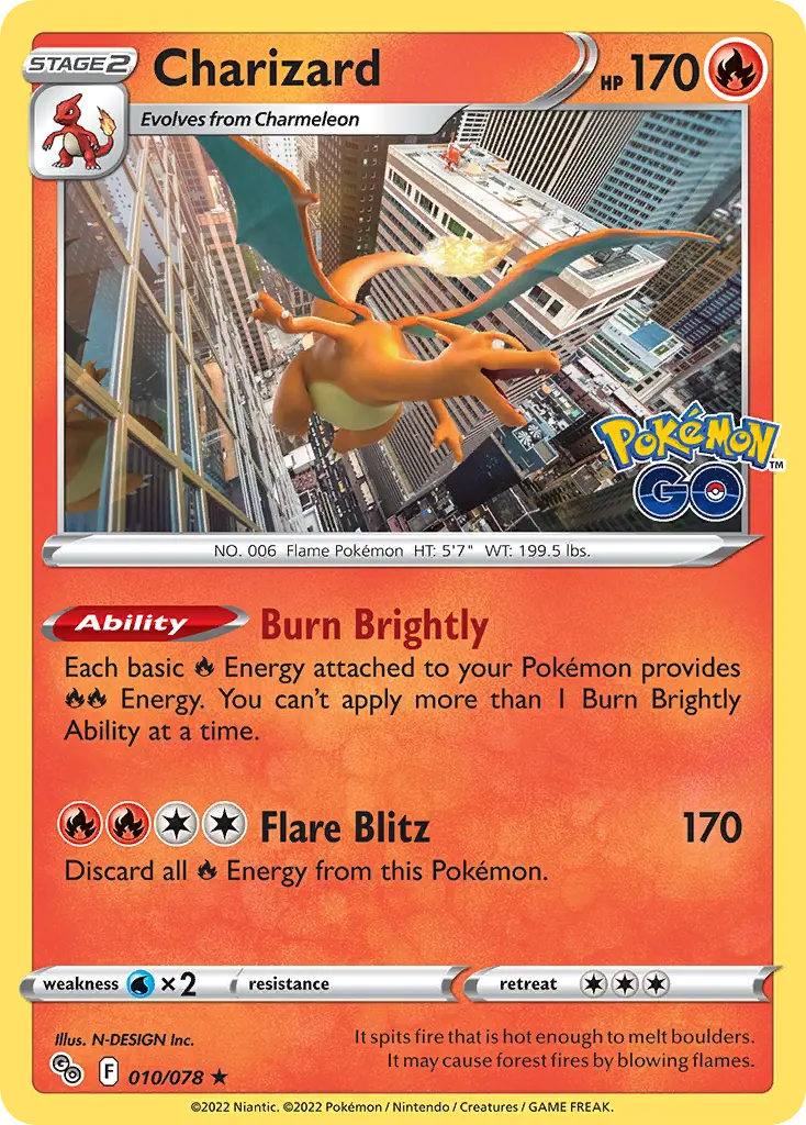 Charizard (Pokémon GO) - Pokémon in TCG Land México
