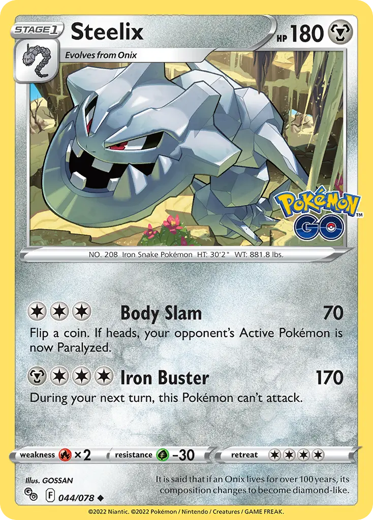 Steelix (Pokémon GO) - Pokémon in TCG Land México