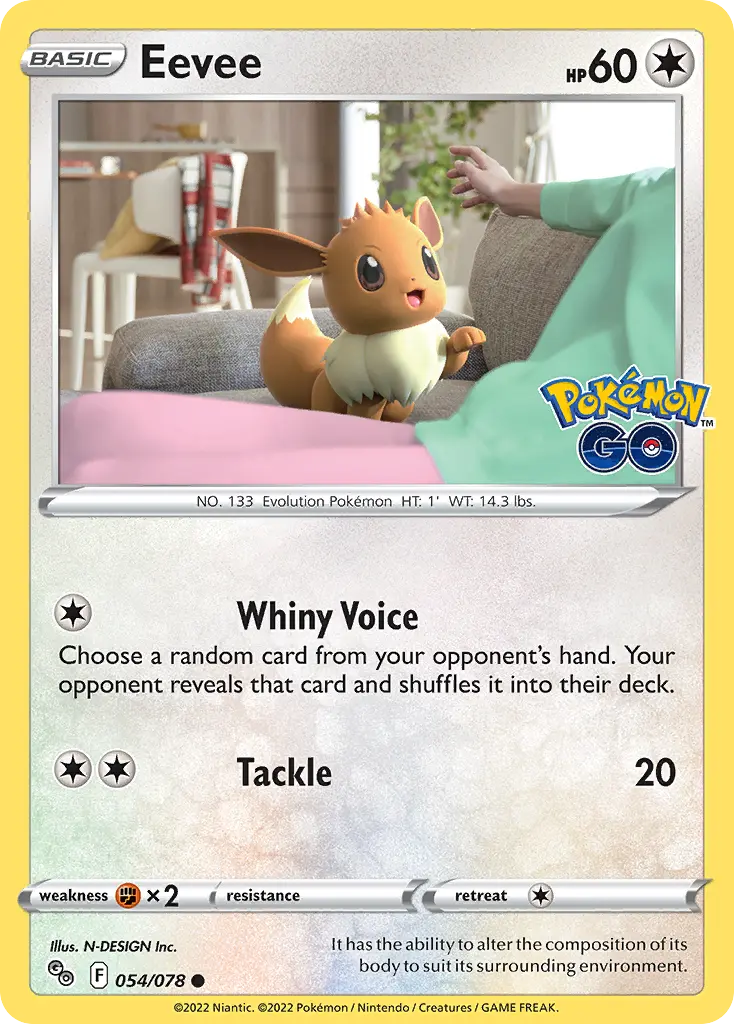 Eevee (Pokémon GO) - Pokémon in TCG Land México