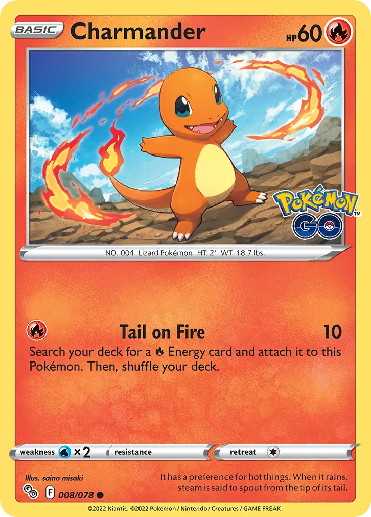 Charmander (Pokémon GO) - Pokémon in TCG Land México