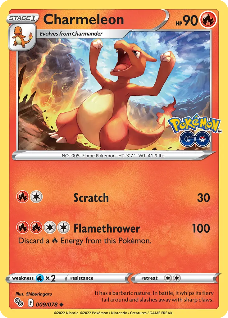 Charmeleon (Pokémon GO) - Pokémon in TCG Land