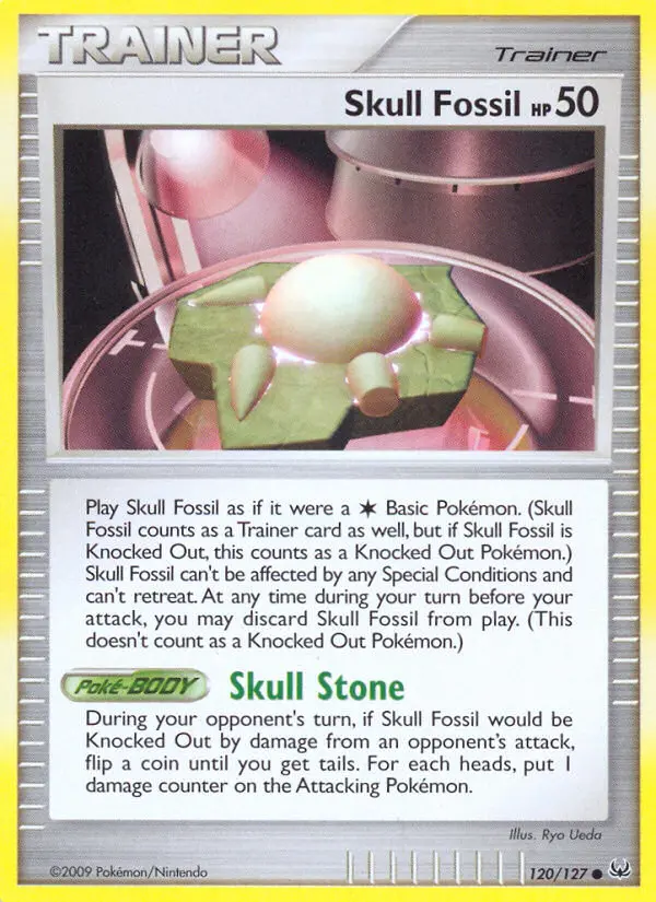Skull Fossil (Platinum) - Pokémon in TCG Land