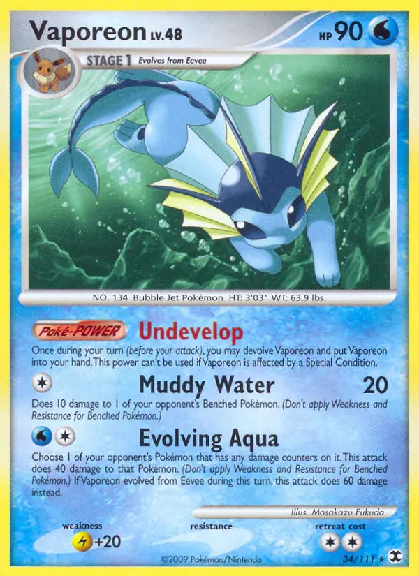 Vaporeon (Rising Rivals) - Pokémon in TCG Land