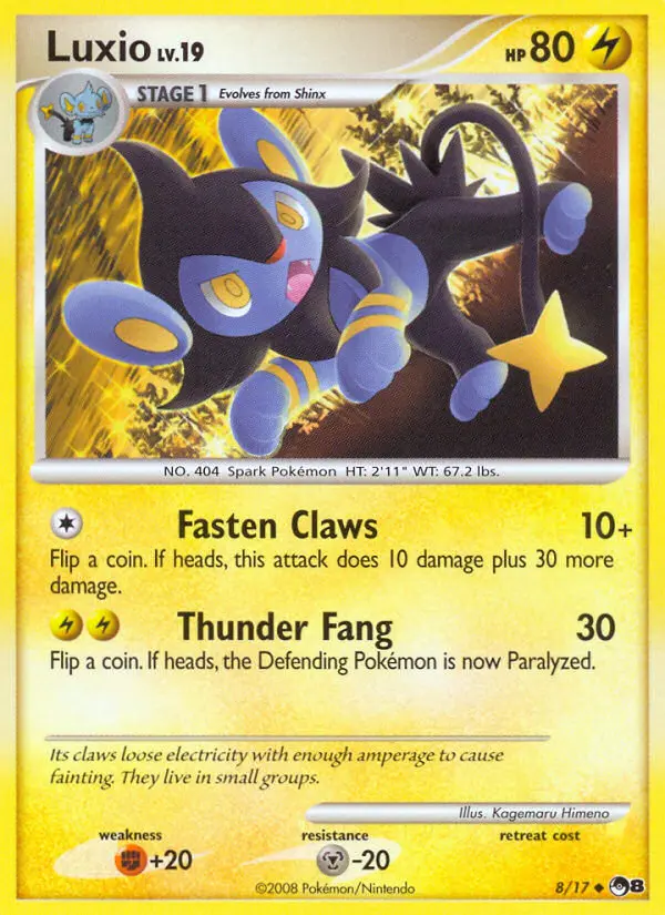 Luxio (POP Series 8) - Pokémon in TCG Land
