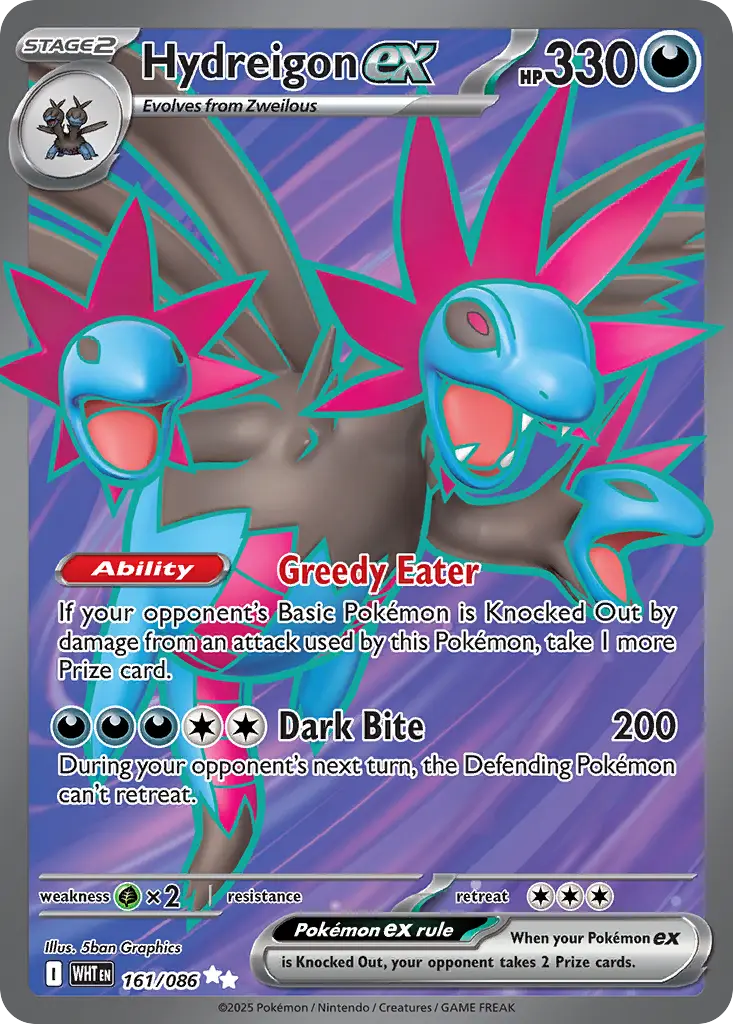 Hydreigon ex (White Flare) - Pokémon in TCG Land México