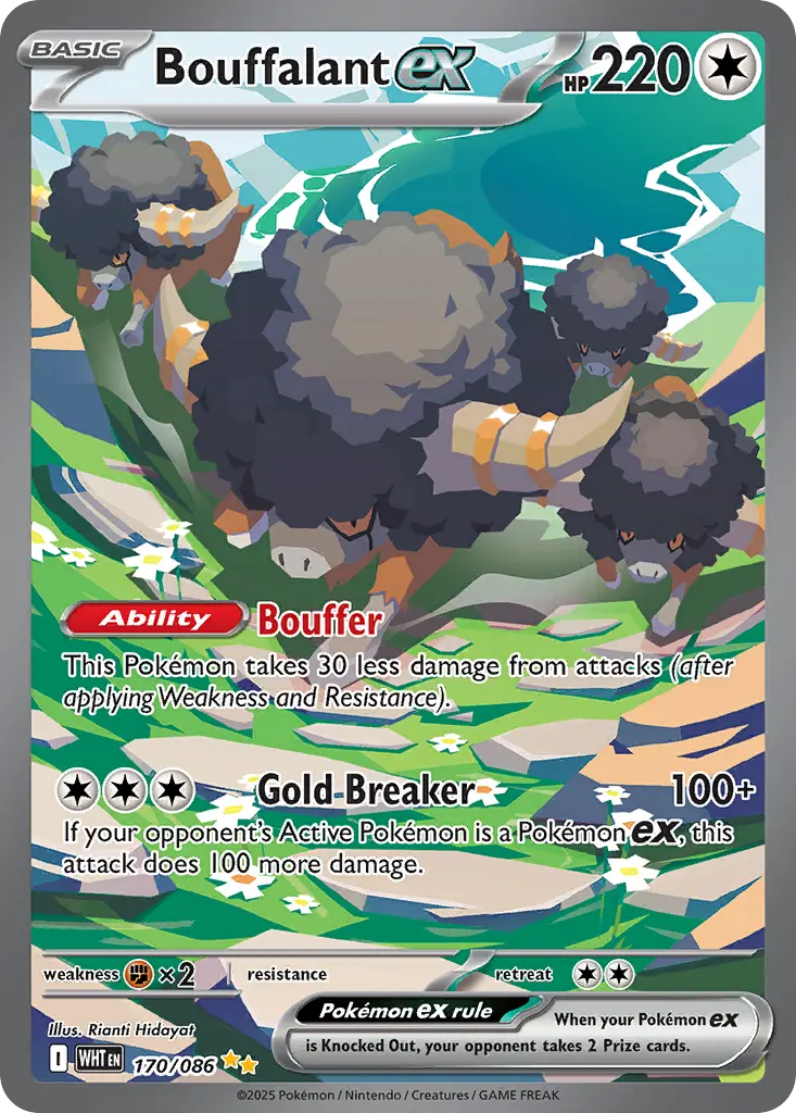 Bouffalant ex (White Flare) - Pokémon in TCG Land México