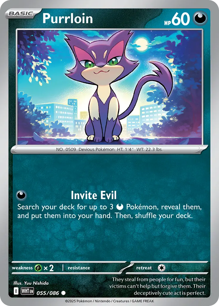 Purrloin (White Flare) - Pokémon in TCG Land México