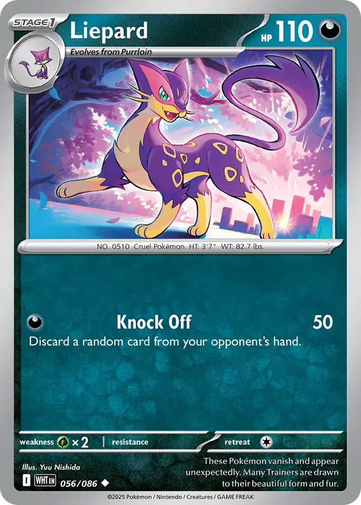 Liepard (White Flare) - Pokémon in TCG Land México