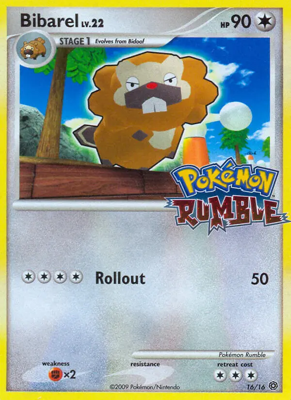 Bibarel (Pokémon Rumble) - Pokémon in TCG Land México