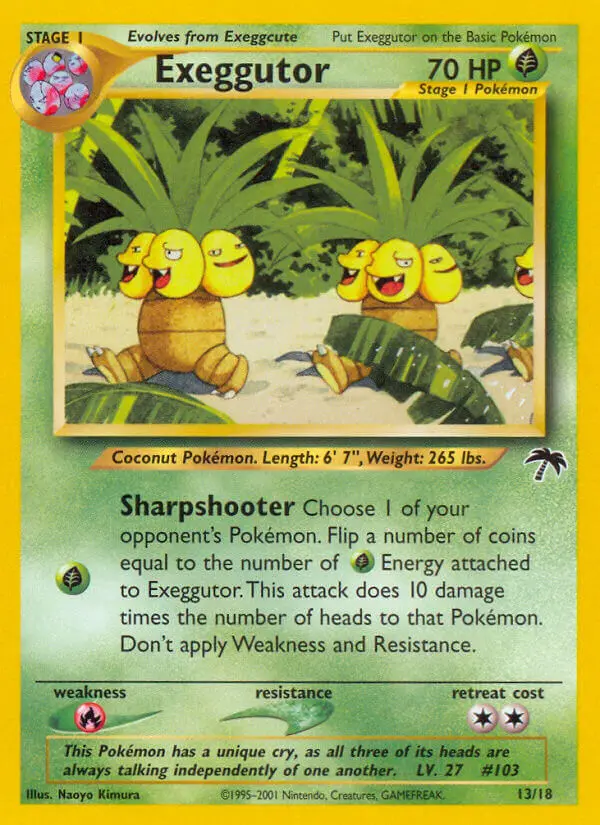 Exeggutor (Southern Islands) - Pokémon in TCG Land México