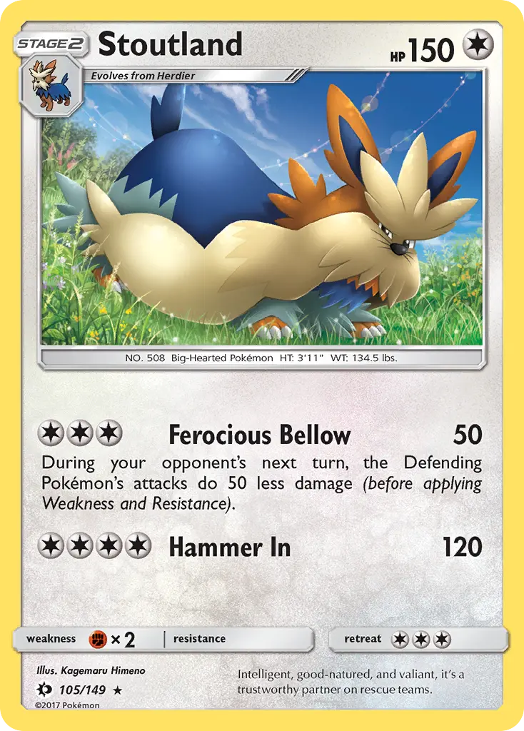 Stoutland (Sun & Moon) - Pokémon in TCG Land México