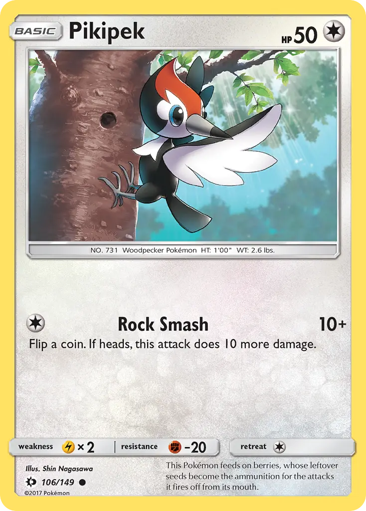 Pikipek (Sun & Moon) - Pokémon in TCG Land México
