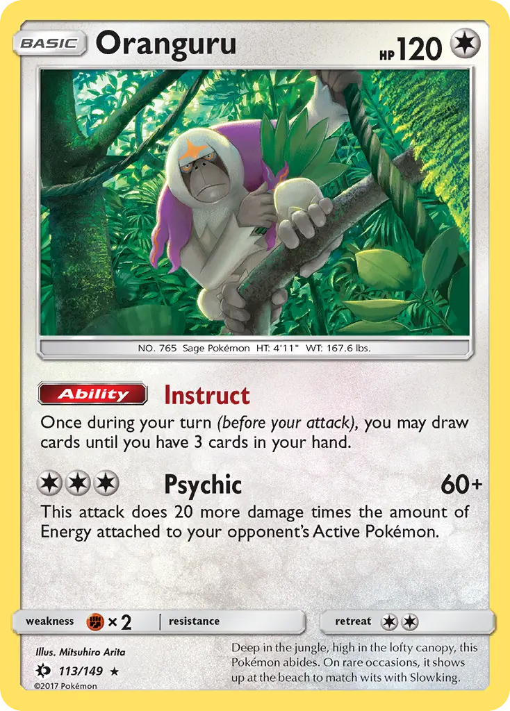 Oranguru (Sun & Moon) - Pokémon in TCG Land México
