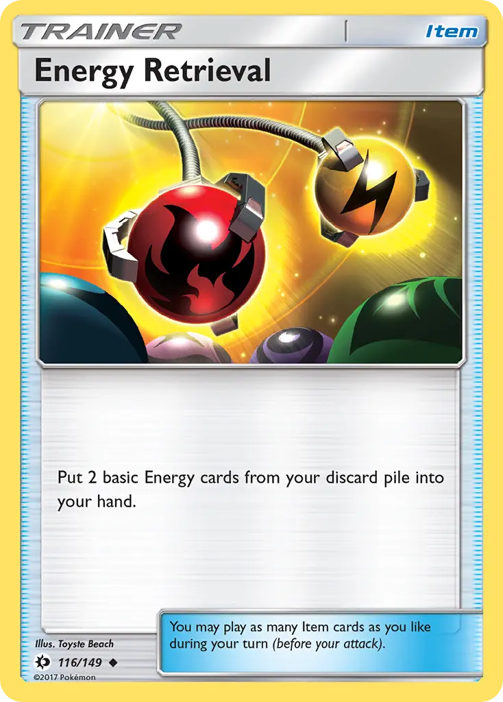 Energy Retrieval (Sun & Moon) - Pokémon in TCG Land México