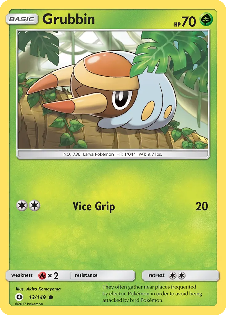 Grubbin (Sun & Moon) - Pokémon in TCG Land México