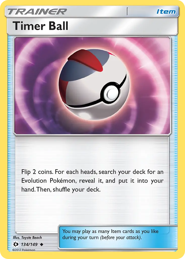 Timer Ball (Sun & Moon) - Pokémon in TCG Land