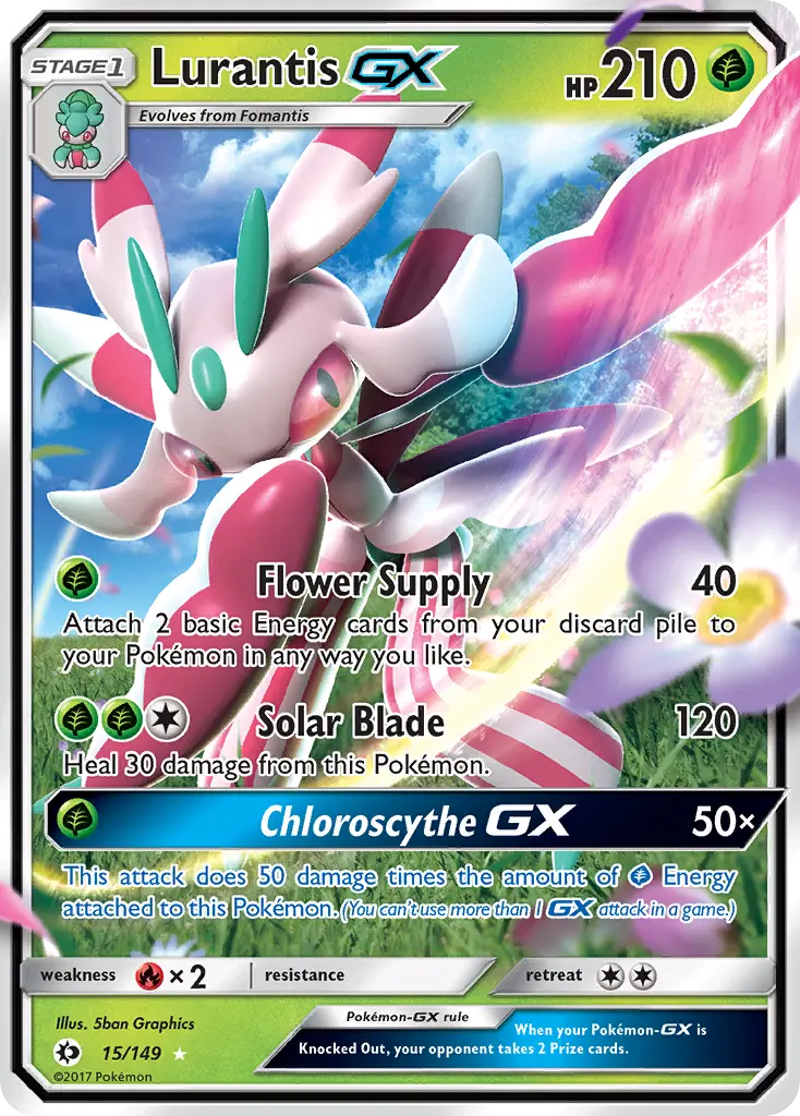 Lurantis-GX (Sun & Moon) - Pokémon in TCG Land México