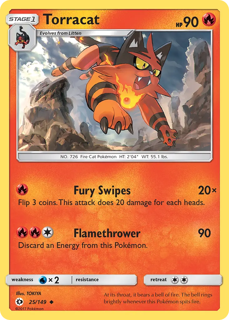 Torracat (Sun & Moon) - Pokémon in TCG Land México