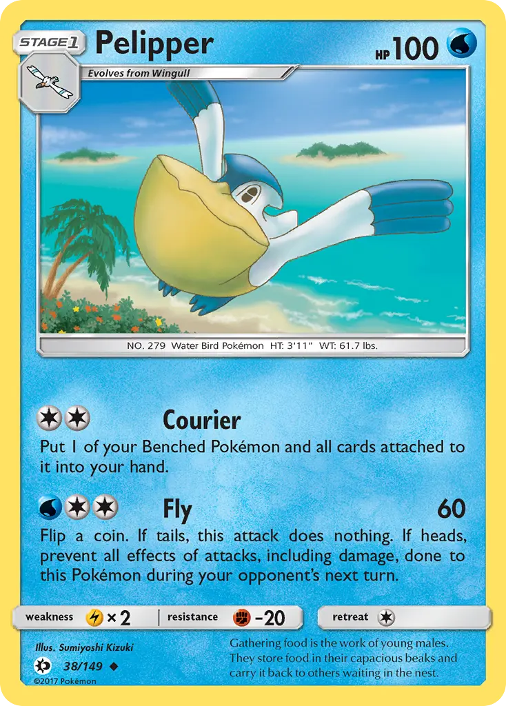 Pelipper (Sun & Moon) - Pokémon in TCG Land México