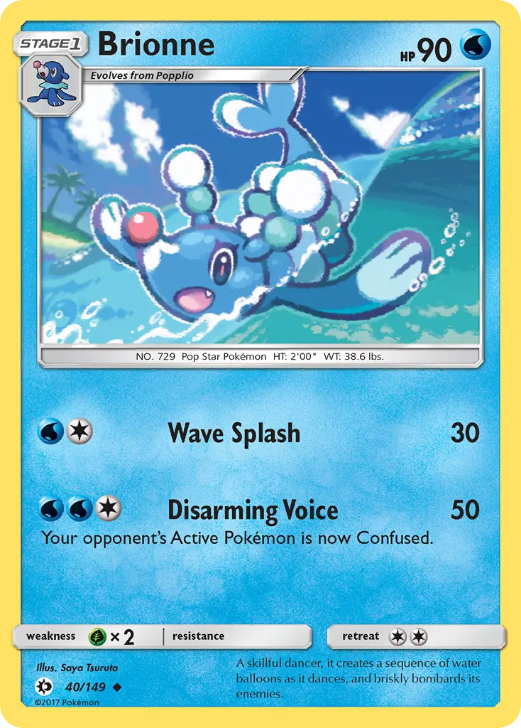 Brionne (Sun & Moon) - Pokémon in TCG Land