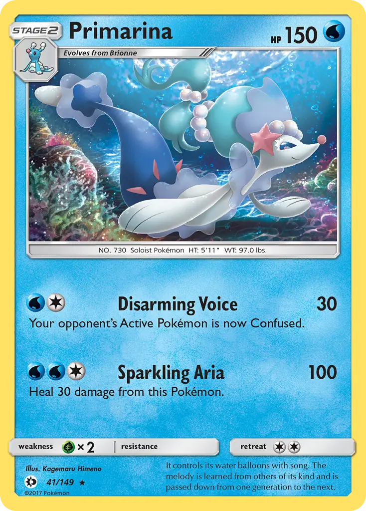 Primarina (Sun & Moon) - Pokémon in TCG Land México