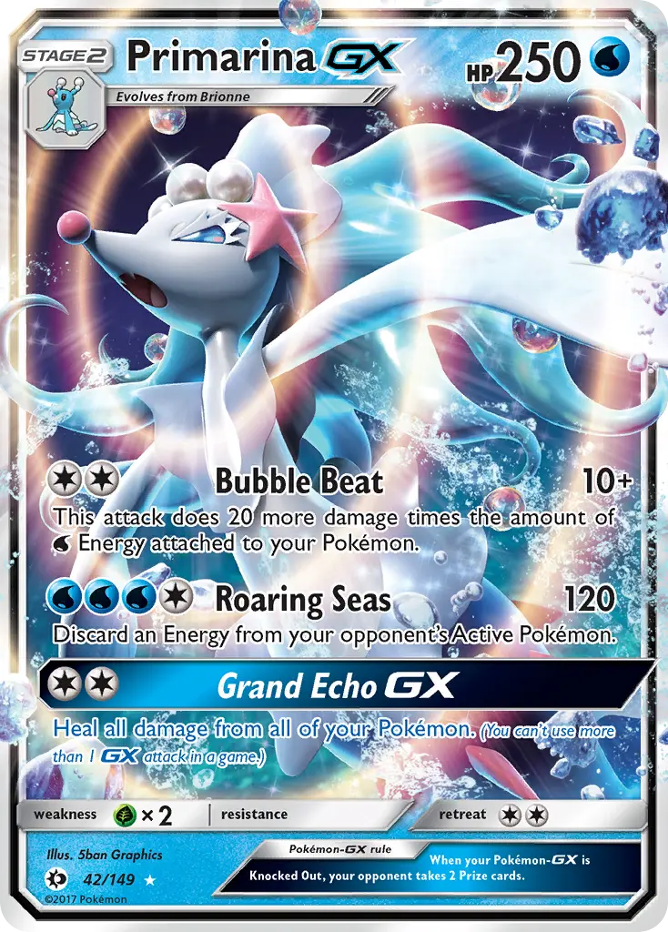 Primarina-GX (Sun & Moon) - Pokémon in TCG Land México